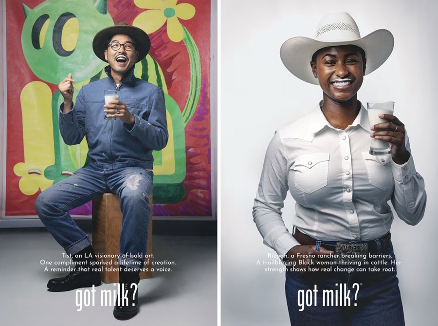 ▲ 올해로 30주년을 맞은 'Got Milk? 우유 수염' 캠페인. ©CMPB