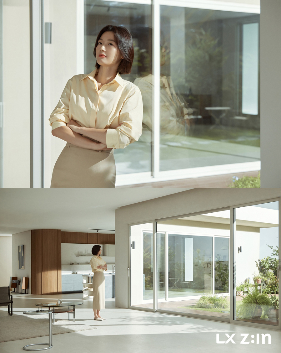 ▲ LX하우시스가 배우 전지현이 출연한 새로운 광고영상을 공개했다. ⓒLX하우시스