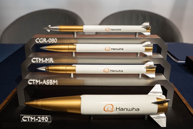 ▲ BAE 시스템즈의 기술력으로 향상된 GPS가 탑재될 천무 유도미사일 ⓒ한화에어로스페이스