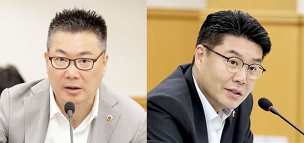 ▲ 왼쪽부터 황경아 의원, 정명국 의원.ⓒ대전시의회