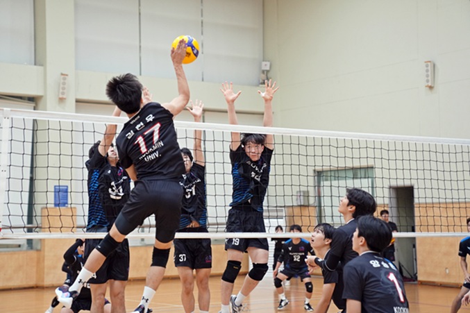 ▲ 삼육대 배구부 경기 모습.ⓒ삼육대