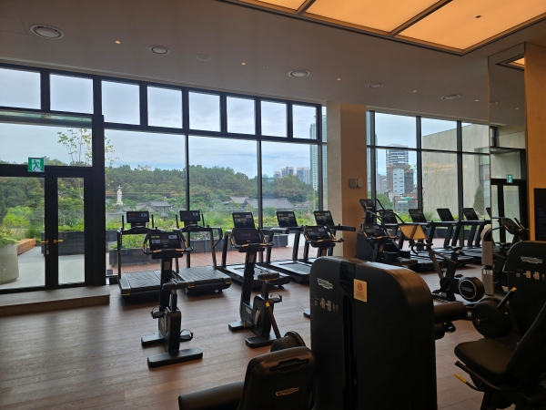 ▲ 웨스틴 서울 파르나스 피트니스 공간ⓒ최신혜 기자