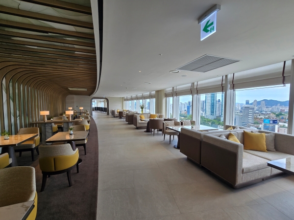 ▲ 호텔 클럽 라운지인 '웨스틴 클럽'ⓒ최신혜 기자