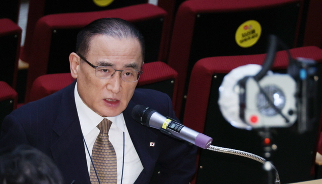 ▲ 위성락 국가안보실장이 12일 서울 용산 대통령실 청사에서 외교 현안 관련 기자간담회를 하고 있다. ⓒ대통령실통신사진기자단/뉴시스