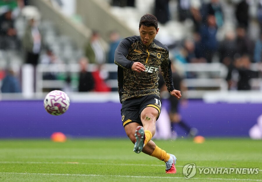 ▲ 울버햄튼 황희찬이 선발 출전했으나 뉴캐슬에 0-1로 패배했다.ⓒ연합뉴스 제공