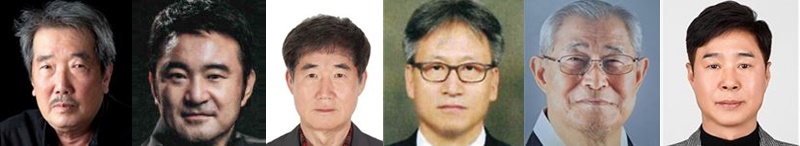 ▲ 공간예술 부문 문상직, 무대예술 부문 하석배, 문학 부문 신홍식, 언론 부문 김상진, 교육 부문 이동후, 체육 부문 류성진 씨(사진 왼쪽부터).ⓒ대구시