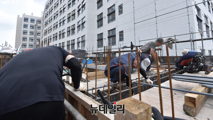 ▲ 아파트 공사현장. ⓒ뉴데일리DB