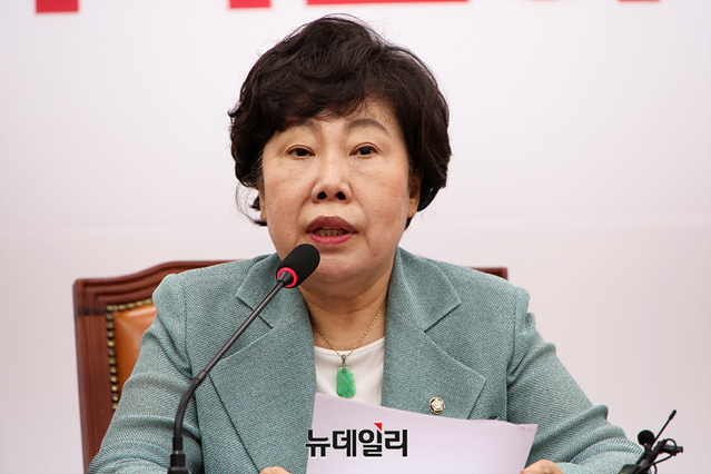 ▲ 국민의힘 소속 조배숙 사법정의수호 및 독재저지 특별위원회 위원장. ⓒ서성진 기자