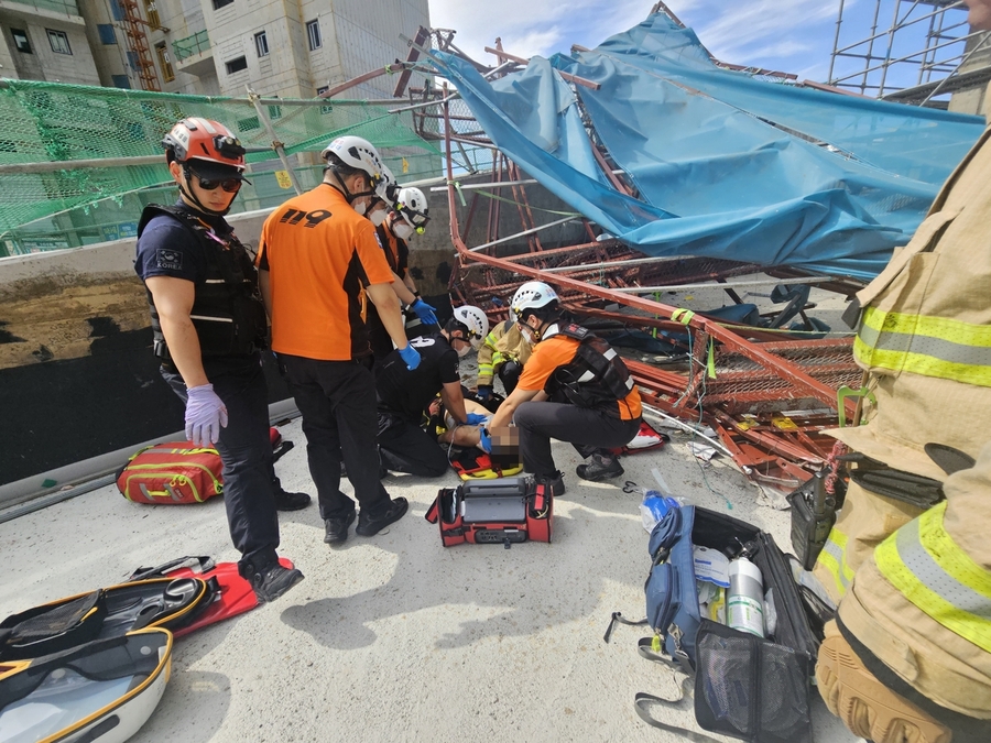 ▲ 성동구 아파트 공사장 사망사고 ⓒ연합뉴스