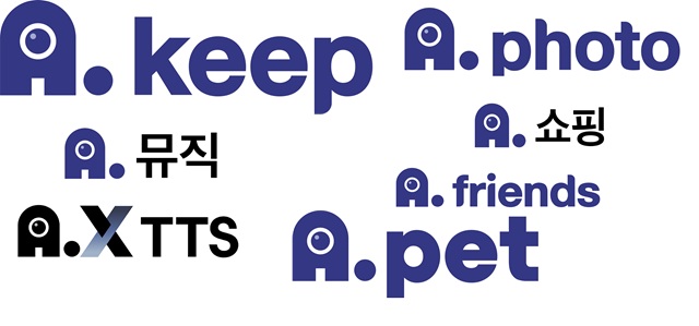 ▲ SK텔레콤이 올해 출원하거나 등록한 에이닷 관련 상표.