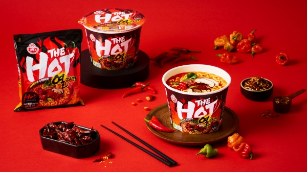 ▲ 오뚜기 더핫 열라면 용기면 연출컷ⓒ오뚜기