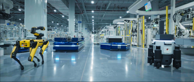 ▲ 현대차그룹 메타플랜트 아메리카(HMGMA)에서 운영중인 생산 로봇들. ⓒ현대차그룹