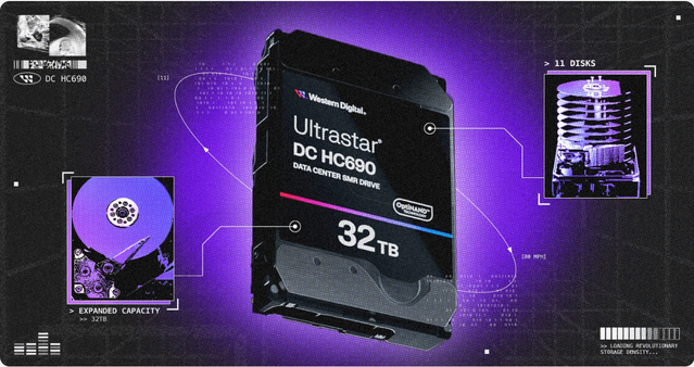 ▲ 웨스턴디지털 HDD '울트라스타 DC HC690' 제품 이미지 ⓒ웨스턴디지털