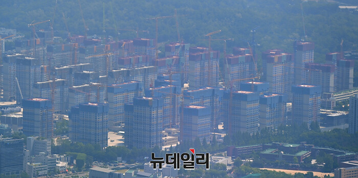 ▲ 아파트 공사현장. ⓒ뉴데일리DB