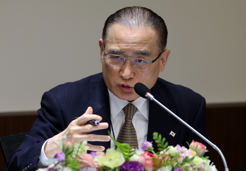 ▲ 위성락 국가안보실장이 17일 오전 서울 중구 한국프레스센터에서 열린 한국신문방송편집인협회 간담회에서 발언하고 있다. ⓒ뉴시스