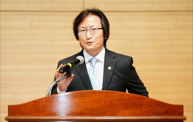 ▲ 주병기 공정거래위원장이 지난 16일 취임식에서 발언하고 있다. ⓒ공정위ⓒ