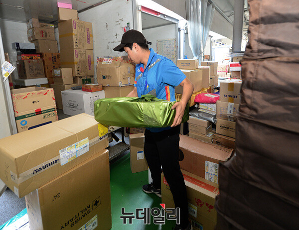 ▲ 주요 택배업체들이 추석연휴 기간 최소 3일 이상 배송을 휴무한다. ⓒ뉴데일리DB