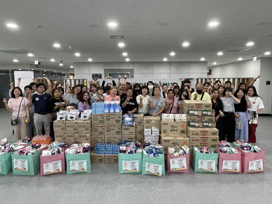 ▲ 광산구 한가위 나눔 대잔치 행사ⓒ광산구 가족센터 제공
