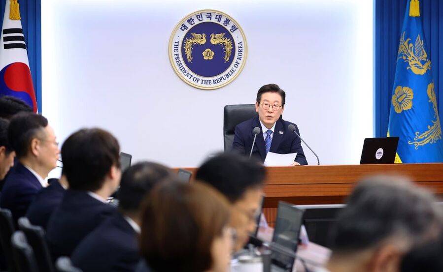 ▲ 이재명 대통령이 18일 서울 용산 대통령실 청사에서 열린 수석보좌관회의에서 발언하고 있다. ⓒ뉴시스