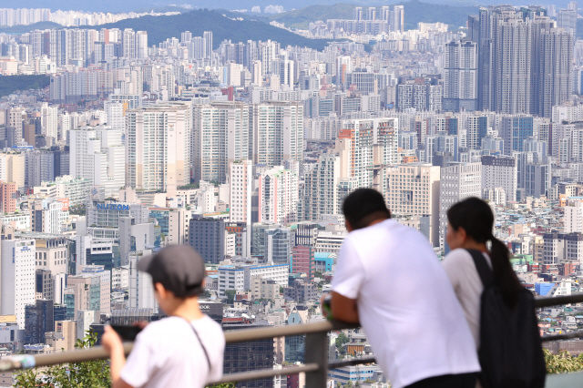 ▲ 서울 남산에서 바라본 시내 아파트 단지 ⓒ연합뉴스