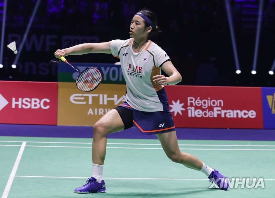 ▲ 안세영이 2025 BWF 월드투어 슈퍼 750 중국 마스터스 8강에 올랐다.ⓒ연합뉴스 제공