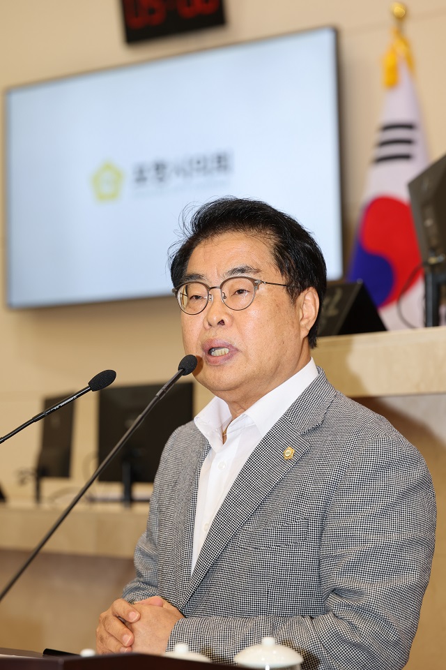 ▲ 박칠용 의원.ⓒ포항시의회