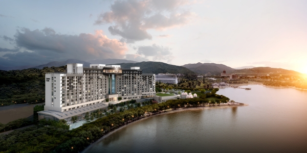 ▲ 소노캄 경주 정면 조감도ⓒ소노인터내셔널