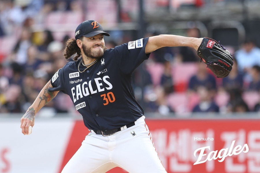 ▲ 한화의 '절대 에이스' 폰세가 개막 17연승 후 첫 패배를 당했다.ⓒ한화 이글스 제공