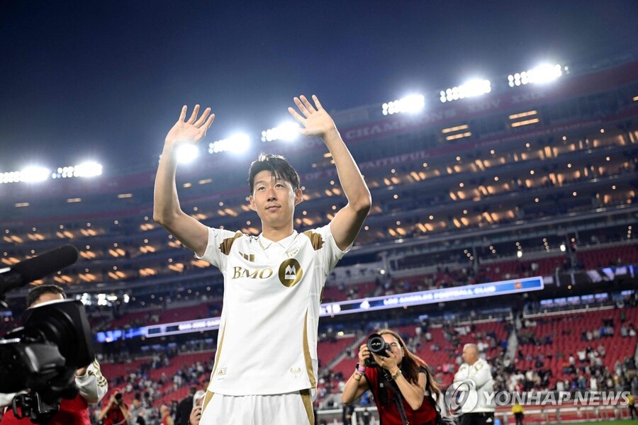 ▲ '손흥민 효과'를 앞세운 LA가 플레이오프 진출을 조기 확정했다.ⓒ연합뉴스 제공