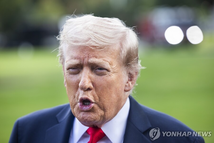 ▲ 트럼프 대통령ⓒ연합뉴스