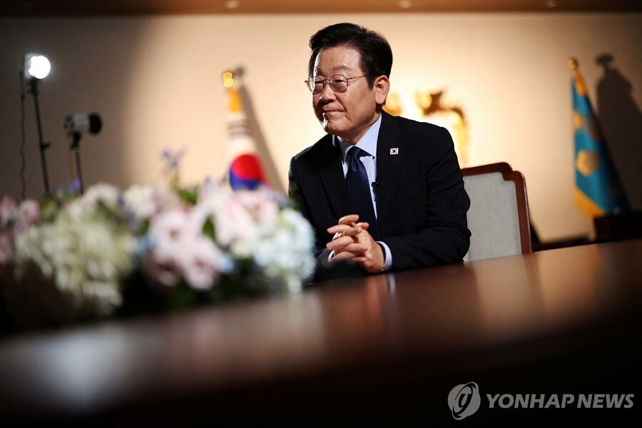 ▲ 로이터와 인터뷰하는 이재명 대통령ⓒ연합뉴스