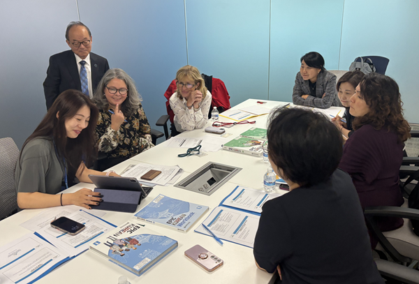 ▲ 세종시교육청이 최근 美 워싱턴 D.C.에서 한국어교육 해외정책조사를 하고 있다.ⓒ세종교육청