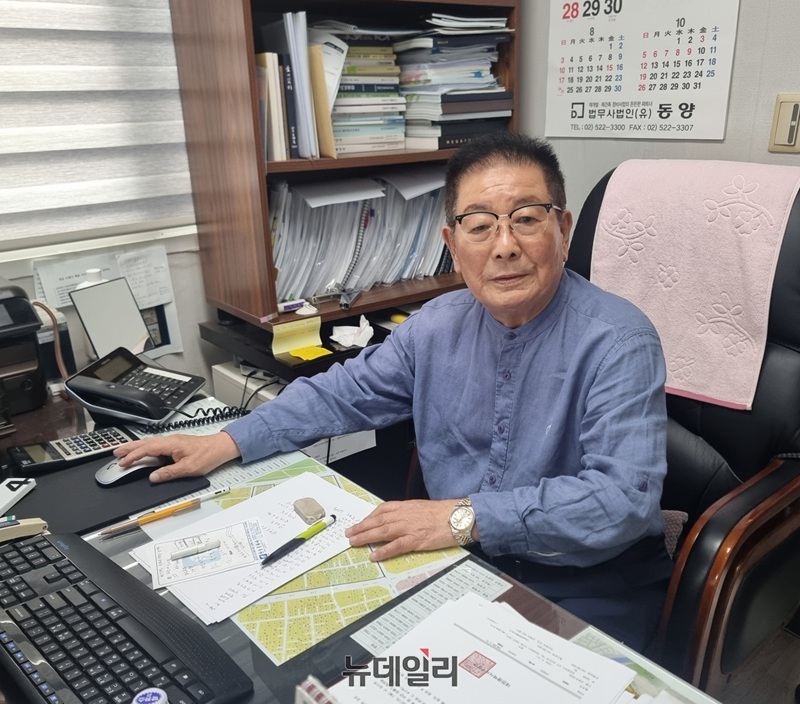 ▲ 본지가 만난 도마변동3구역 나문찬 조합장.ⓒ김경태기자