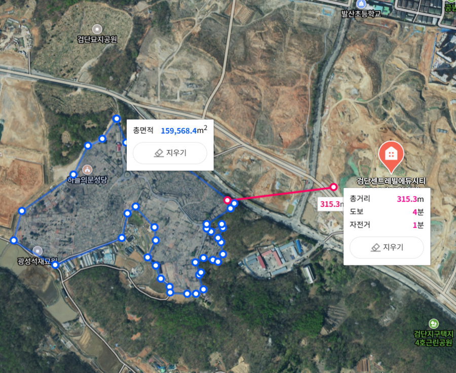 창문 열면 '조상뷰' 검단 센트레빌 에듀시티 … 공동묘지 면적만 '축구장 ...