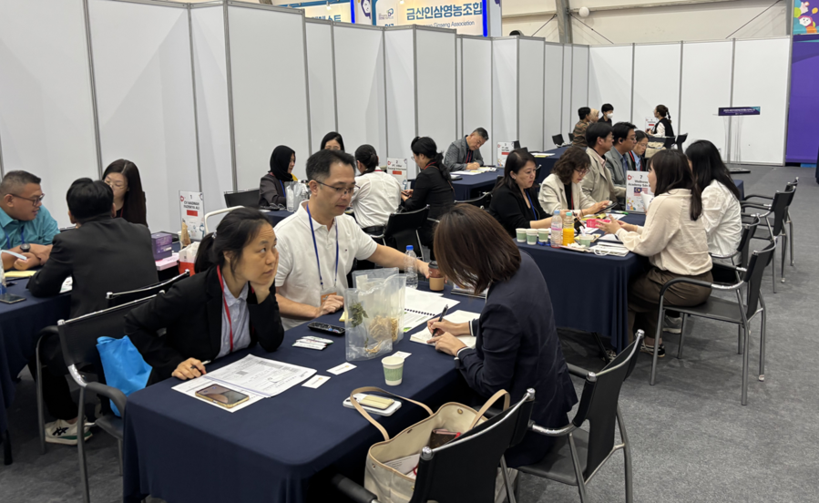 ▲ 수출상담 장면.ⓒ충북도