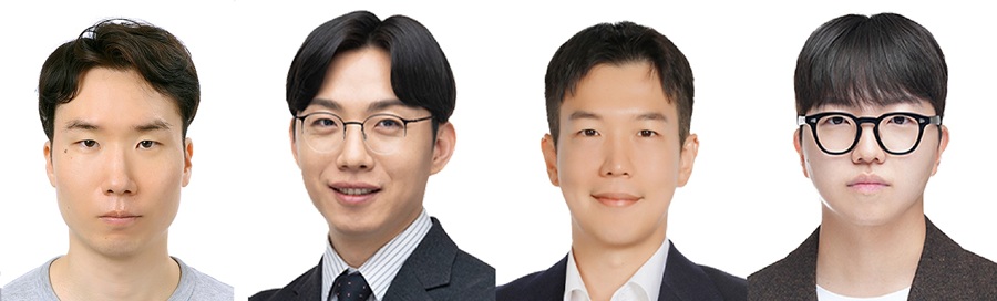 ▲ 연세대 연구팀. 왼쪽부터 인공지능학과 서영빈 연구원, 여진영 교수, 김재형 교수, 이동하 교수.ⓒ연세대
