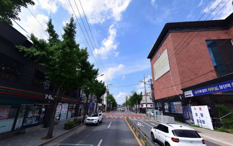 ▲ 지중화공사가 완료된 구 상주호텔 일원ⓒ