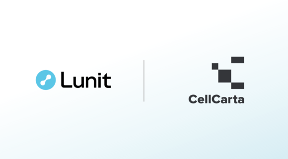 ▲ 루닛(왼쪽)과 셀카르타 로고. ⓒ각 사