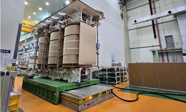 ▲ LS일렉트릭이 생산하는 초고압 변압기 본체 ⓒLS일렉트릭