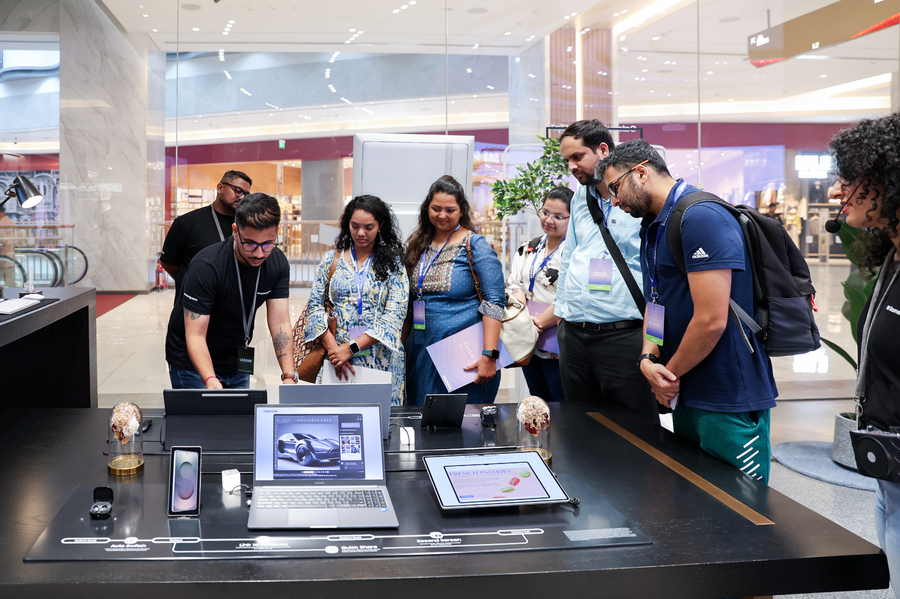 ▲ 삼성전자가 인도 뭄바이에 위치한 삼성 BKC 플래그십 스토어에서 현지 미디어와 거래선을 대상으로 최신 'AI 홈'의 차별화된 고객 경험을 소개했다. ⓒ삼성전자