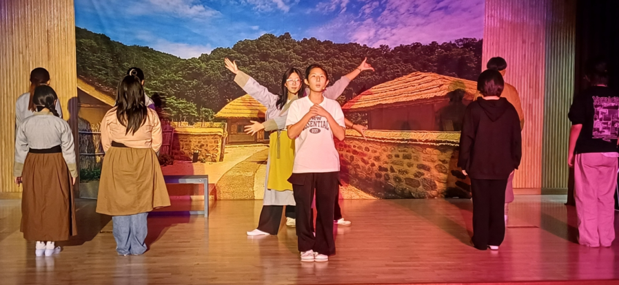 ▲ 지용 뮤지컬 발표회 장면.ⓒ옥천군