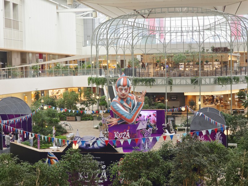 ▲ 태양의서커스 '쿠자' 팝업 현장.ⓒ마스트 인터내셔널