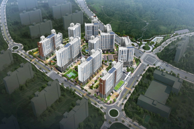 ▲ 김해 테크노밸리 제일풍경채 조감도. ⓒ제일건설