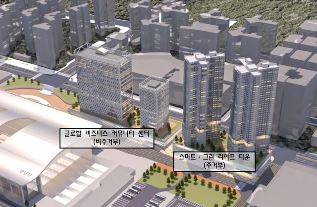▲ KTX광명역세권 복합개발 조감도(안). ⓒ광명시 제공