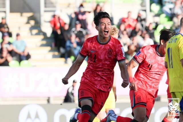 ▲ 한국 U-20 대표팀이 U-20 월드컵 B조 1차전에서 우크라이나에 1-2로 패배했다.ⓒ대한축구협회 제공