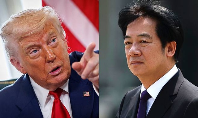 ▲ 도널드 트럼프 미국 대통령(좌), 라이칭더 대만 총통. EPA연합뉴스. ⓒ연합뉴스