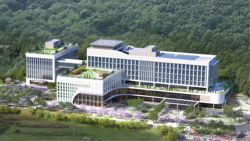 ▲ 아산 경찰병원 조감도.ⓒ아산시