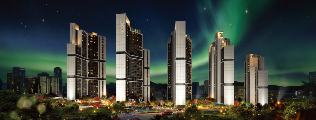 ▲ 청파1구역 '루이리스 써밋' 투시도ⓒ대우건설