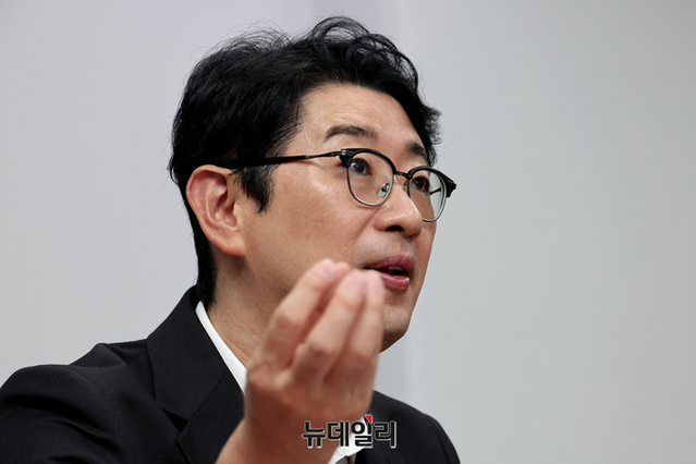 ▲ 주진우 국민의힘 의원이 29일 국회 의원회관에서 뉴데일리와 인터뷰를 하고 있다. ⓒ이종현 기자
