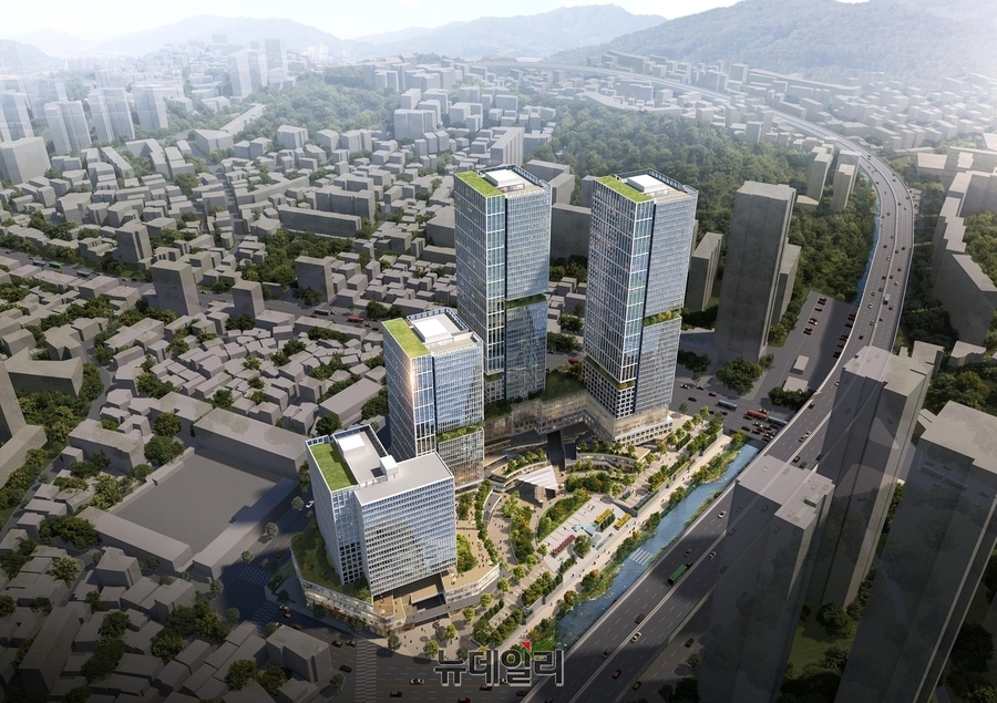 ▲ 홍제역 일대 역세권 활성화 사업 조감도 ⓒ서대문구